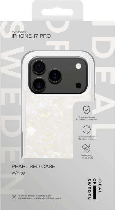 Image du produit iDeal Of Sweden iPhone 17 Pro Pearlised Case - White (Apple iPhone 17 Pro)
