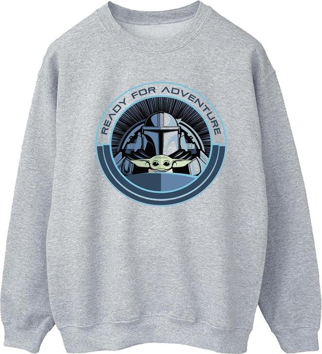 Image du produit Star Wars - Sweat THE MANDALORIAN GROGU READY FOR ADVENTURE - Femme (XXL)