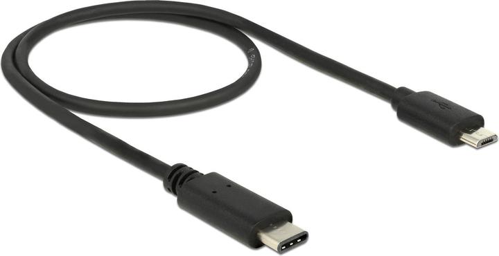 Image du produit Delock Câble USB de type C vers MicroB (0.50 m, USB 2.0)