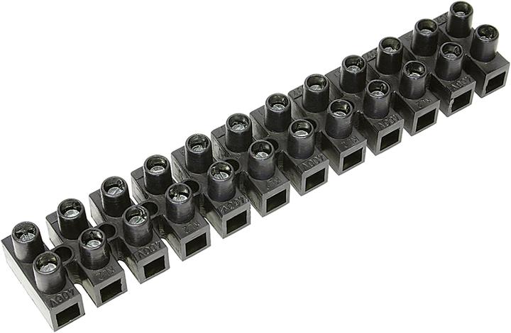 Actual product image Steffen Terminal block 4mm2 - 10mm2 black