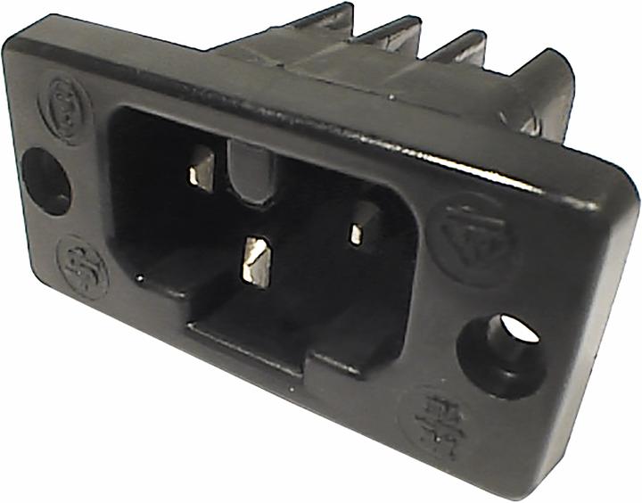 Produktbild Steffen CEE Einbau Geräte- stecker schwarz 155°