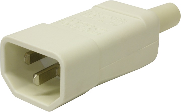 Actual product image Steffen CEE appliance plug white 65° SEV 113 (C14)