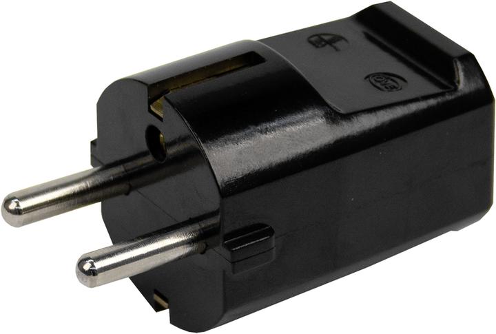 Produktbild Steffen Schuko-D stecker sw