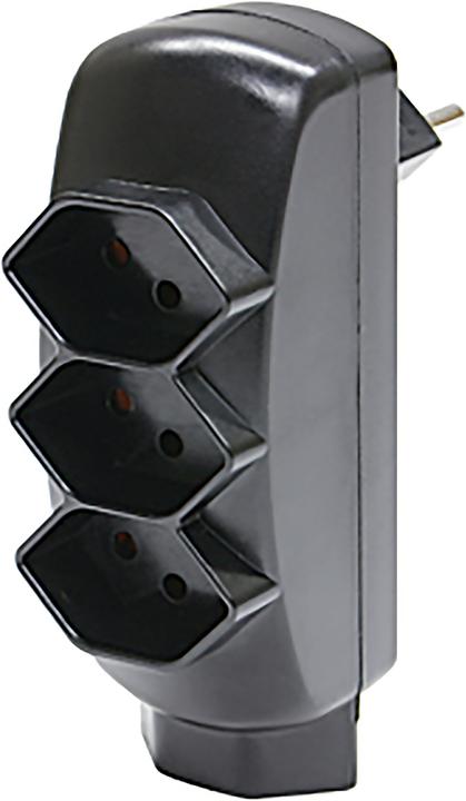 Actual product image Steffen STEKO branch plug without switch 3xT13 + 1xT13 (Type 13, 4 x)