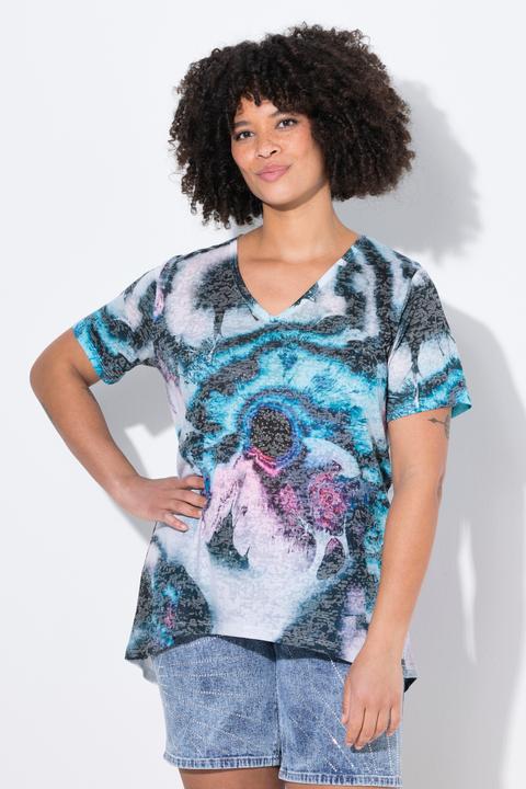 Produktbild Angel of Style T-Shirt, A-Linie, buntes Muster (46)
