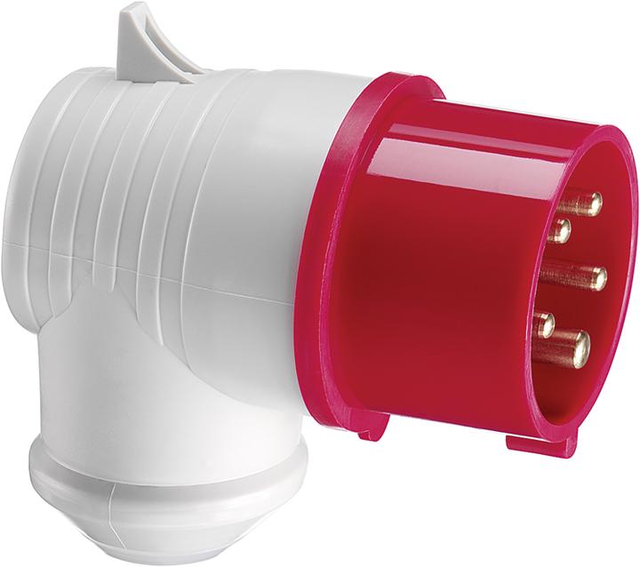 Actual product image Steffen CEE Angle plug 16/5 IP44 400V 6h (CEE 16/5)