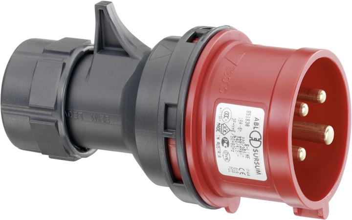 Produktbild Steffen CEE Stecker 16/4 IP44 400V 6h (CEE 16/4)