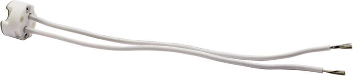 Actual product image Steffen Halogen socket GZ4-G5.3-GX5.3-GX6.35-GZ6.35 24V/10A with silicone wire 150mm