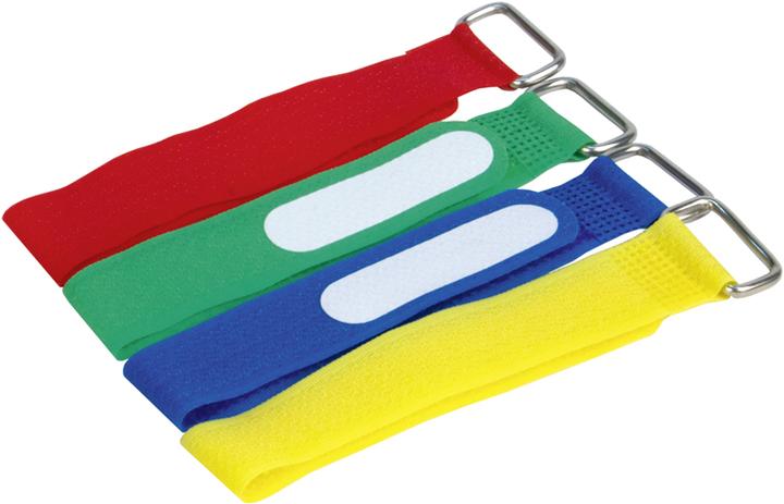 Steffen Klettkabelbinder mit Schnalle (Fascette in velcro, 212 mm, 4 pz.)