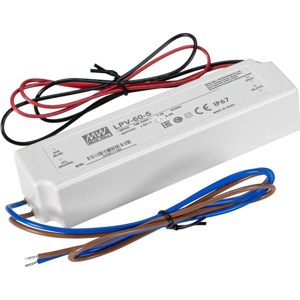 MeanWell Schaltnetzteil 40W / 5V IP67, Universalladegerät