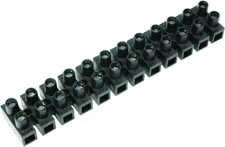 Actual product image Steffen Terminal block 4mm2 - 10mm2 black, 2 pcs.