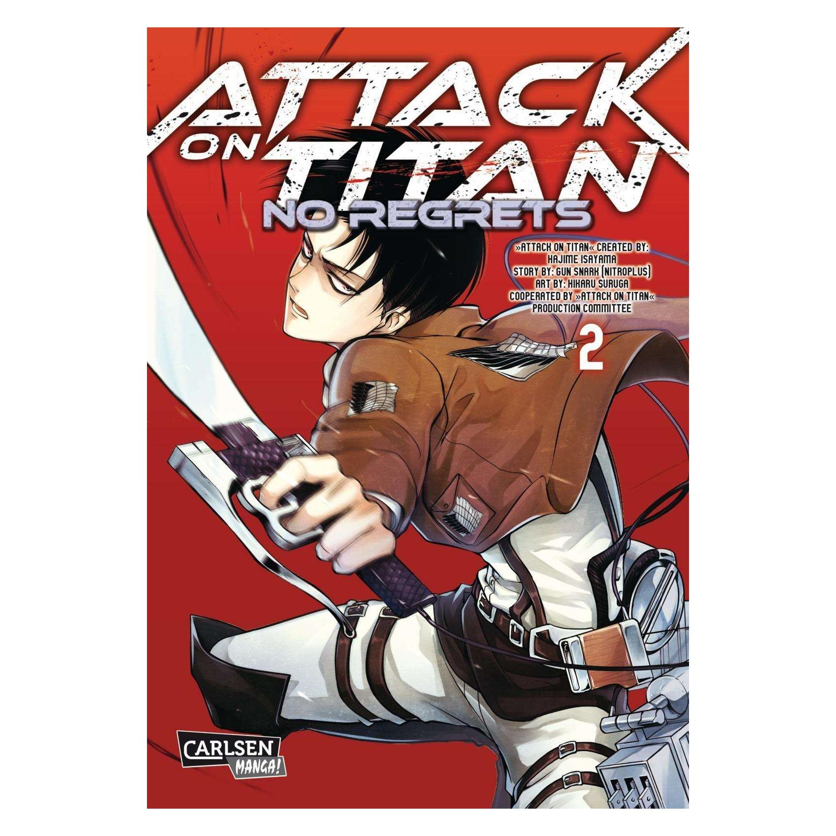 Carlsen Attack On Titan - No Regrets, Band 2, Fictie Van Hajime Isayama