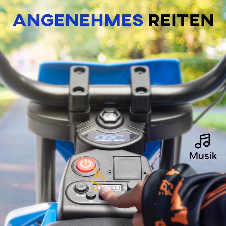 Produktbild Aiyaplay Elektromotorrad Kunststoff, Metall Blau (12 V)