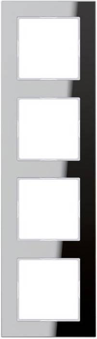 Actual product image JUNG Mounting frame 4f si glz A / A CREATION AC584GLSI