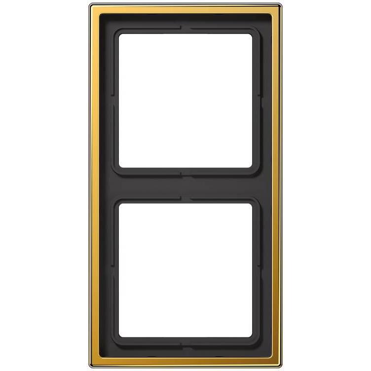 JUNG, Zubehör Schalterprogramm, Einbaurahmen 2f go glz LS / LS 990 LS982GGO