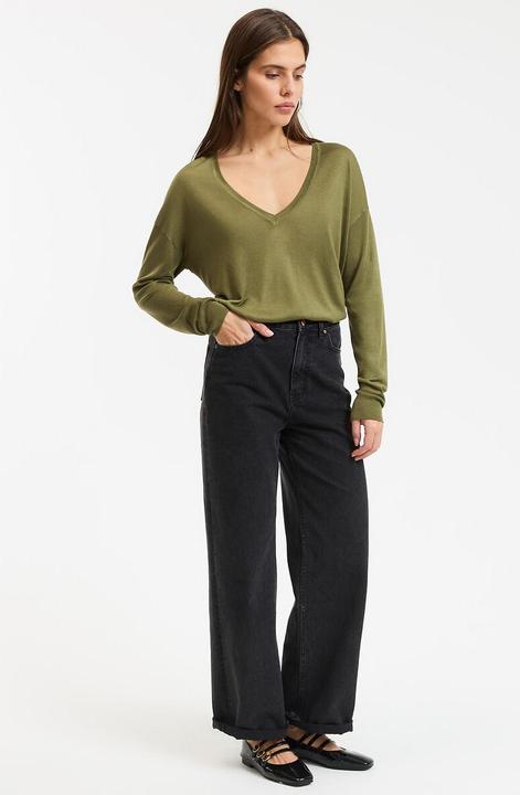 Actual product image La Redoute Collections Pullover mit V-Ausschnitt (S)