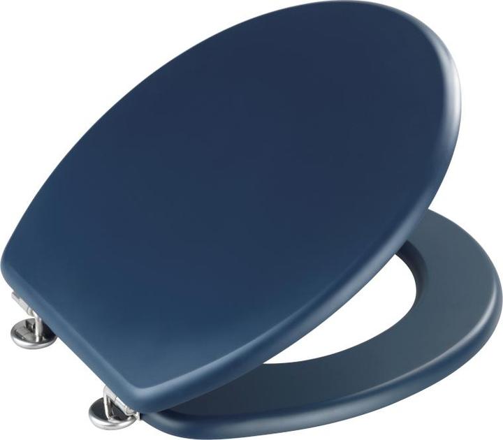 Image du produit Wenko Siège WC Prima bleu foncé mat