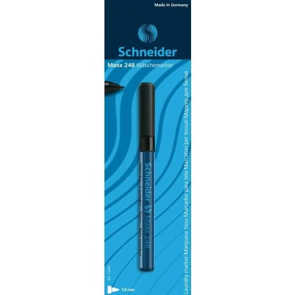 Schneider, Marker, Wäschemarker schwarz (Dunkelblau, 1 mm, 10 x)