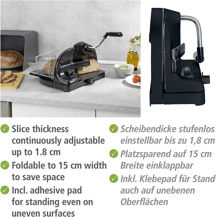 Produktbild Wenko Brotschneidemaschine Schwarz