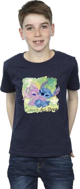 Produktbild Disney Lilo And Stitch St Patrick's Day Clover TShirt Jungen (140, 146)