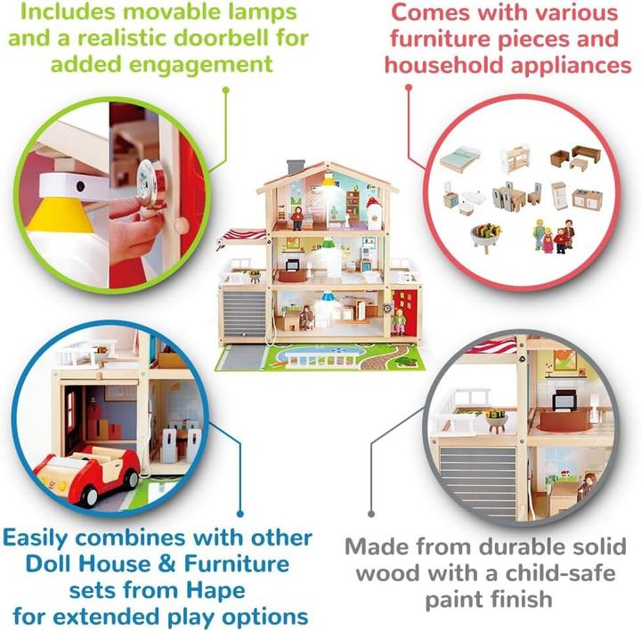 Actual product image Hape Dolls' Villa
