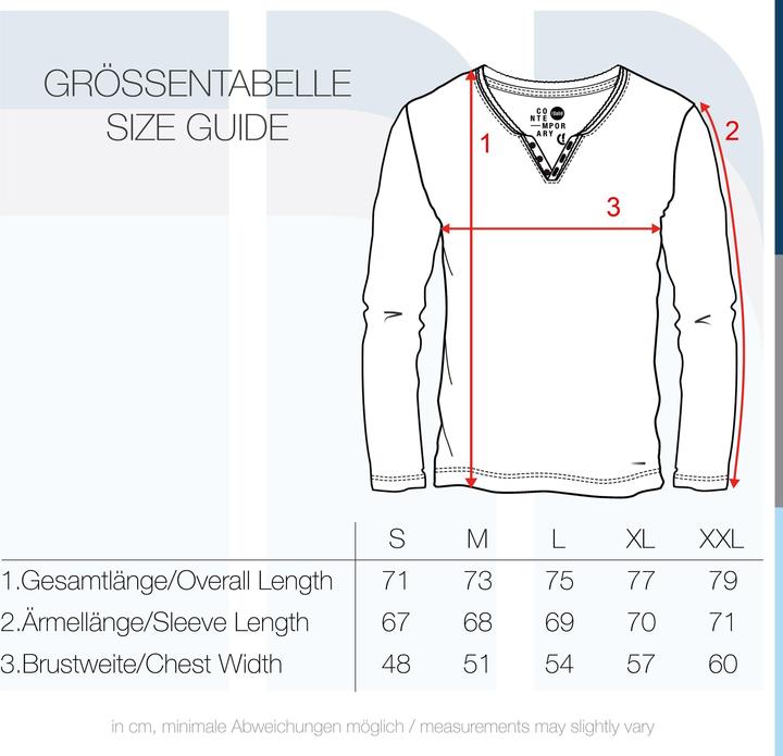 Immagine prodotto Solid Tinox - Maglie a manica lunga Con Collo A V da Uomo In Cotone 100% (S)