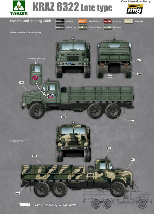 Produktbild Takom Ukraine KrAz-6322 Heavy Truck (late type)