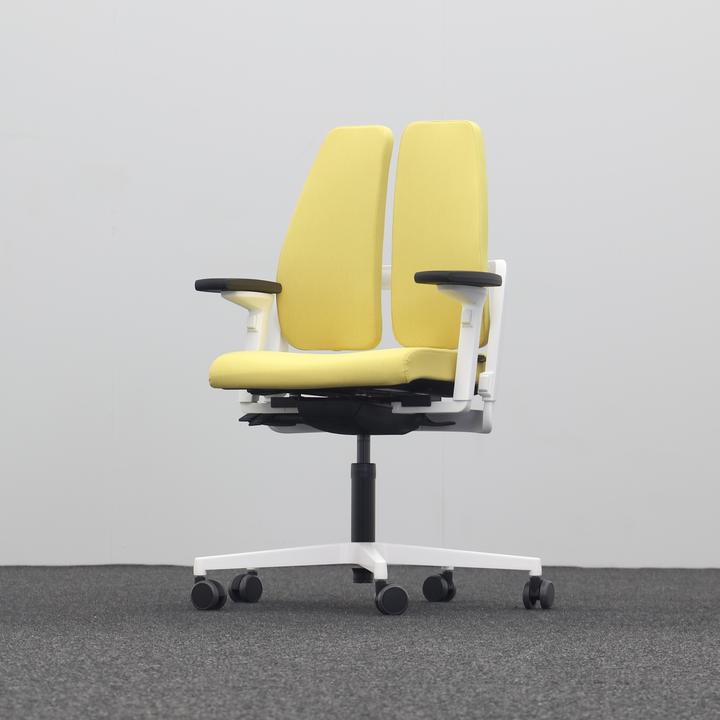 Produktbild Sitag Bürostuhl SitagXilium DuoBack swissmade ergonomisch mit 4D Armlehnen, Gelb, Neu (46 - 60 cm)