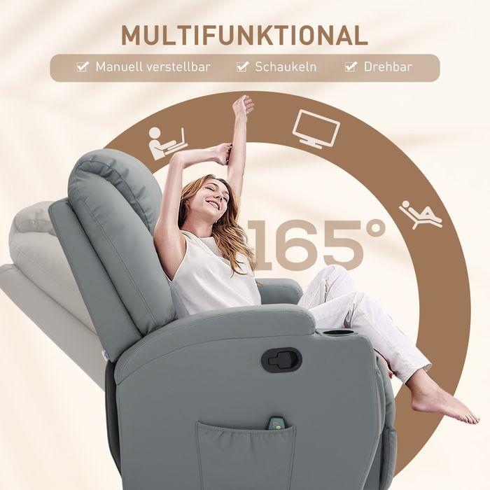 Produktbild Swisshandel24 Relaxsessel inkl. Massagefunktion elektrisch, Fernsehsessel