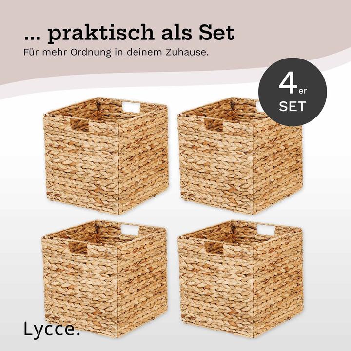 Actual product image Lycce Aufbewahrungskorb Casual Aufbewahrungskorb Wasserhyazinthe (33 cm)