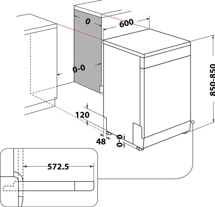 Actual product image Whirlpool W2F HD624