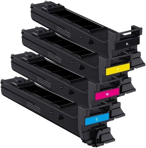 Image du produit Plutoos Konica Minolta 4650 Toner XXL compatible, jeu de 4 couleurs