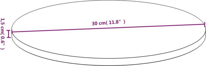 Produktbild vidaXL Douglas (Ø 30 x 1.5 cm)