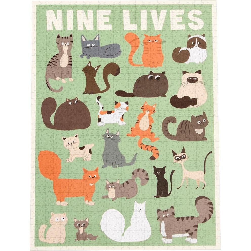 Thumbnail - Rex London puzzle 1000 teile nine lives (1000 Teile)