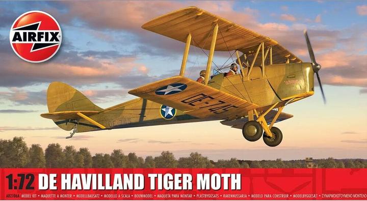 Actual product image Airfix de Havilland Tiger Moth