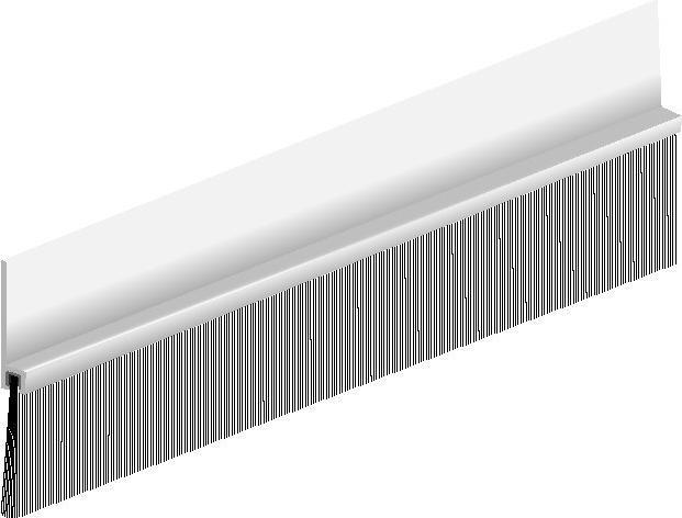 Produktbild Magni Türbodendichtung alu IBS 80 100cm m.PP Bürste