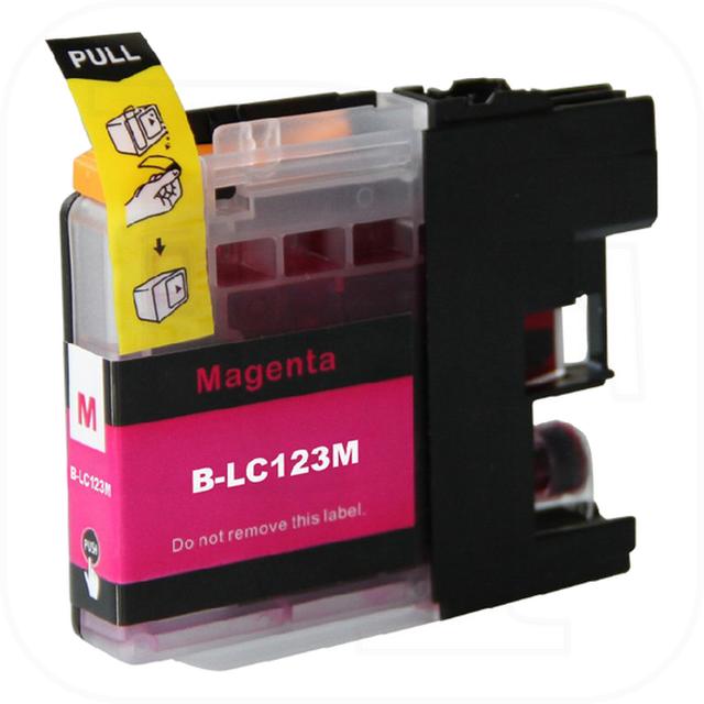 Immagine prodotto Plutoos Brother LC-123M Cartuccia XXL compatibile, megenta (M)