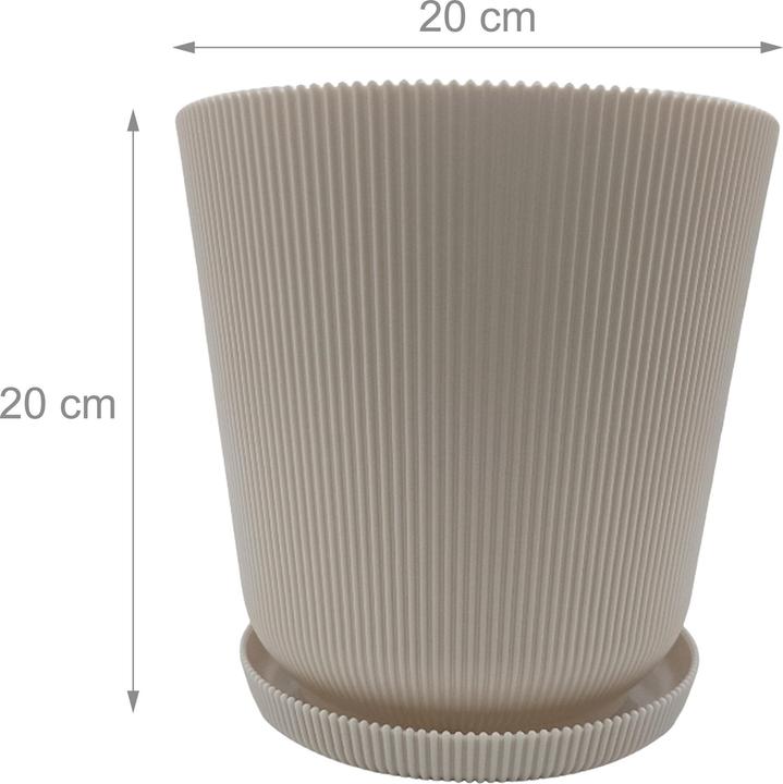 Produktbild Relaxdays Blumentopf Set (20 x 20 cm)