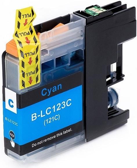 Immagine prodotto Plutoos Brother LC-123C Cartuccia XXL compatibile, ciano (C)
