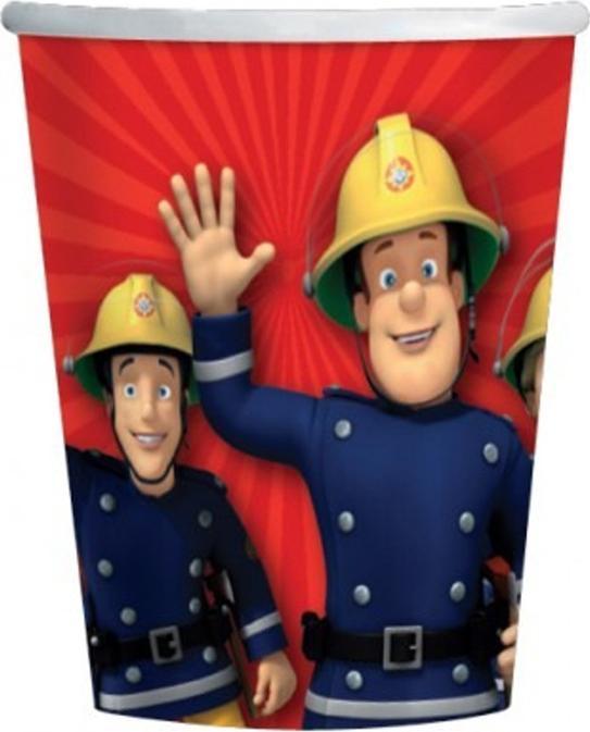 Produktbild Fireman Sam Partybecher (Packung mit 8 Stück) (8 x)