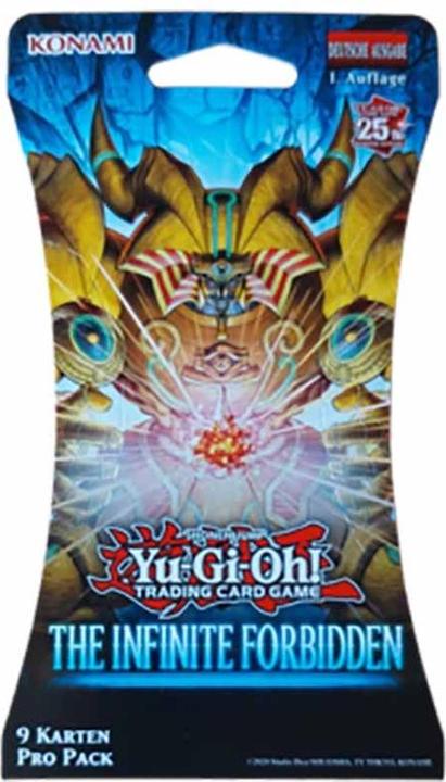 Image du produit Yu-Gi-Oh The Infinite Forbidden Cardboard Blister Pack - 1ère édition -! - FR (Allemand, Pack de boosters)