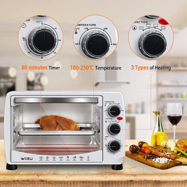 Image du produit Woltu Mini Backofen 20 Liter Weiss