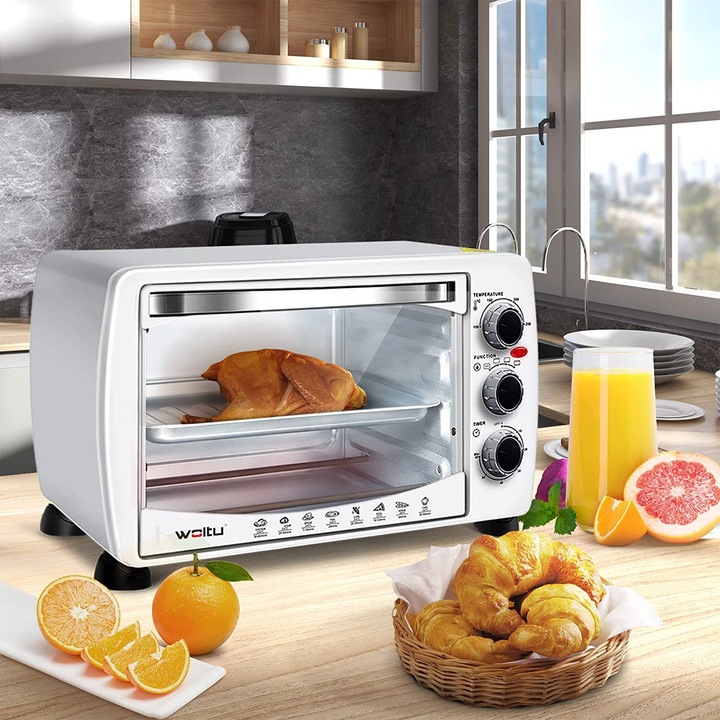 Produktbild Woltu Mini Backofen 20 Liter Weiss