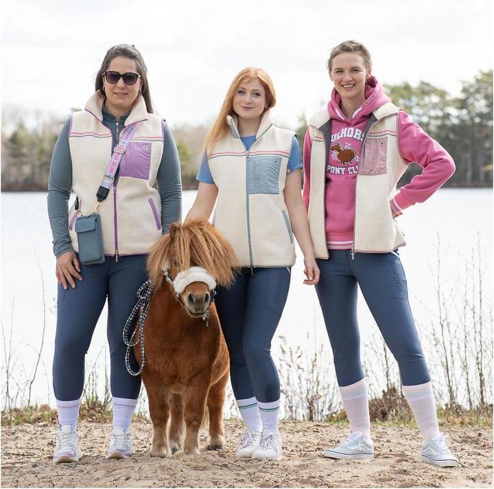 Actual product image Soulhorse Teddyfleece Weste Rainbow Unicorn (4XL)