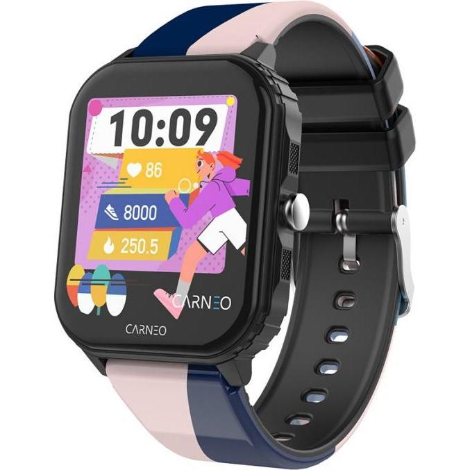 Carneo TIK&TOK HR+ 2a generazione/37mm/nero/banda elegante/nero (37 mm, Solo WiFi), Smartwatch