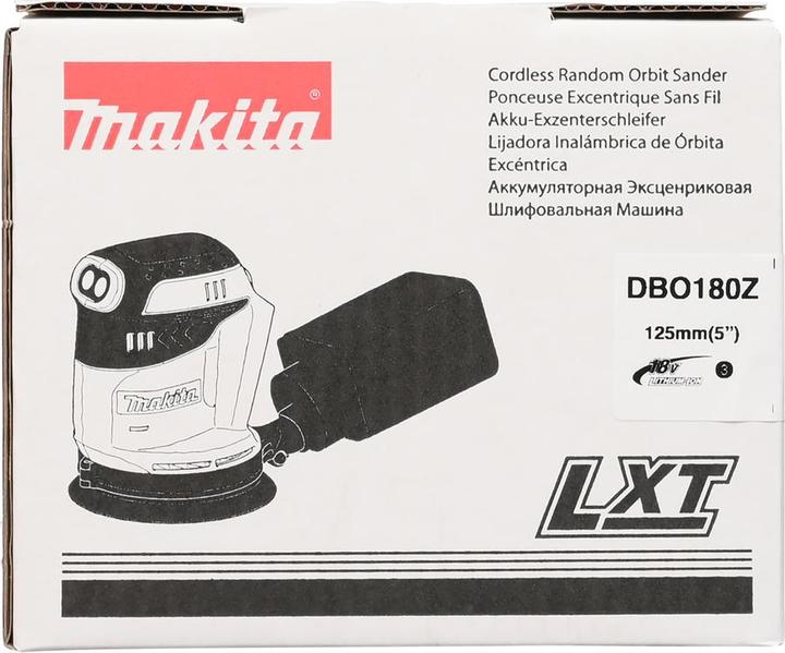 Immagine prodotto Makita Levigatrice orbitale ad accumulatore (Levigatrici rotorbitali)
