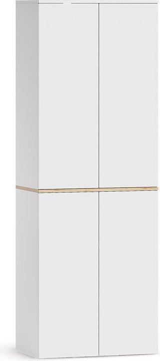 Produktbild Vicco Hochschrank Viktor, Weiss/Artisan-Eiche, 68 x 188.6 cm mit 6 geschlossenen Fächern (40.50 x 68 x 188.60 cm)