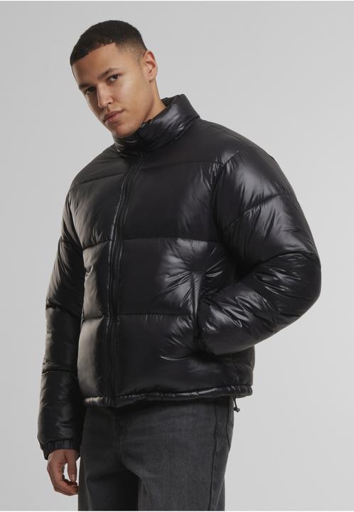 Produktbild Urban Classics Shiny Puffer Jacket black M (M)