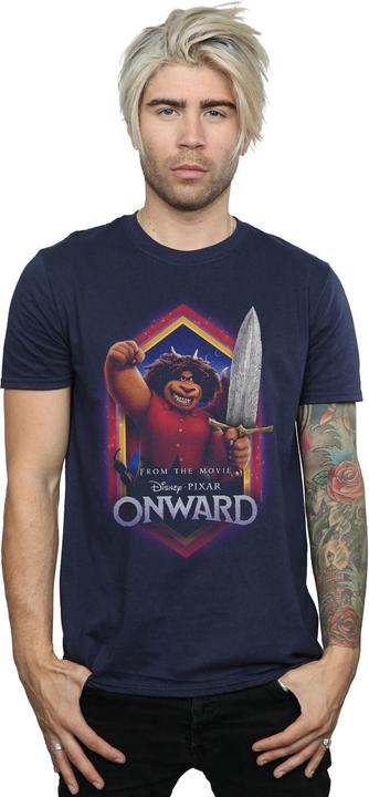 Actual product image Disney Mens Onward Corey Manticore Crest T-Shirt (XL)