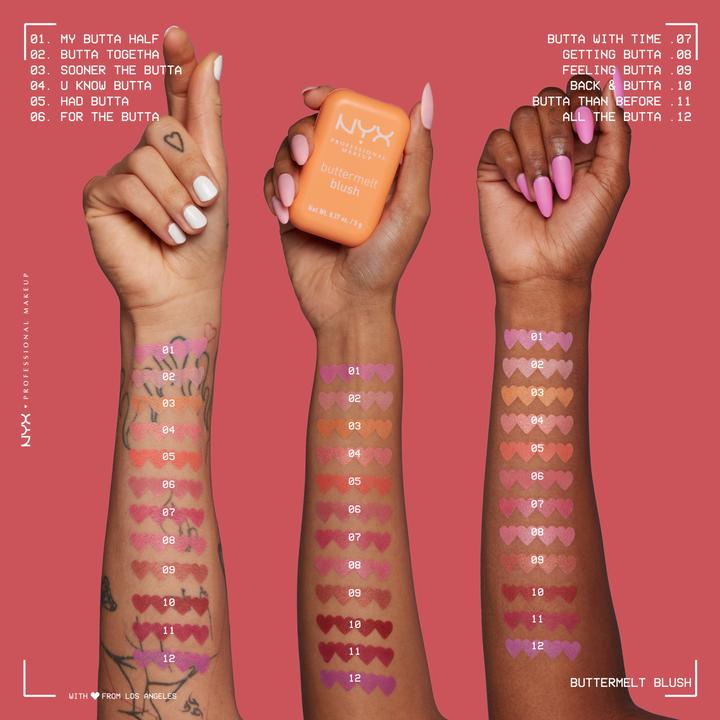 Actual product image NYX Professional Make-Up Powder Blush (09 Feeling Butta)